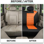 FH Group Automotive Car Seat Covers Rear Set Premium 3D Air Mesh Seat Covers, Airbag Compatible and Split Bench Cover Univers