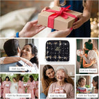 Stratalife Travel Jewelry Case Portable Jewelry Box with Small Pouches for Gemstones Healing Crystal, Bracelets Necklace Bang
