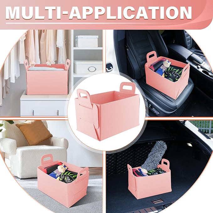 SINGARO Car Trunk Organizer, Foldable Trunk Organizer for SUV, Lightweight Foldable Storage for Sundries, Car Accessories for