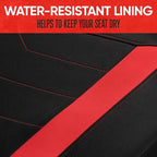 Motor Trend SpillGuard 2 Red Seat Covers for Cars & Seat Covers for Trucks - Neoprene Lining Waterproof Car Seat Covers Front