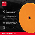Griot's Garage 6.5" BOSS Correcting Foam Pads for Car Polishing, Buffing, Detailing and Light to Moderate Auto Paint Correction, Durable, Machine-Washable, Pack of 2