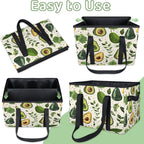 Reusable Grocery Bag, Foldable Large Shopping Tote Bag for Groceries Kitchen Picnic Car Trunk