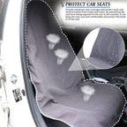Waterproof Sweating Car Seat Cover for Post Gym Workout, Running, Swimming, Beach and Hiking, Universal Fit Non-Slip Towel Bu