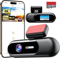 4K Dash Cam Front,Built-in 5G WiFi,64GB Card Included, Dash Camera for Cars, Mini 1.5" IPS Screen Dashcam with App Control,Su