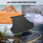 LASFIT Trunk Mat for Toyota Camry 2017 2016 2015(Not Fit Hybrid), Custom Fit TPE All Weather Cargo Mat for Camry 2015-2017 Trunk Liner Rear Cargo Liner, Black