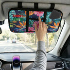 Tropical Plant Car Sun Visor Organizer Fashion Sun Visor Organizer Easy to Store and Install Cars Accessories for Cars, Trucks & SUVs Keep Tidy