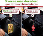 3pcs La Chica Fresita Car Air Freshener - 4 Weeks Long-lasting Strawberry Scent - The Must-have Rear View Mirror Hanging Acce
