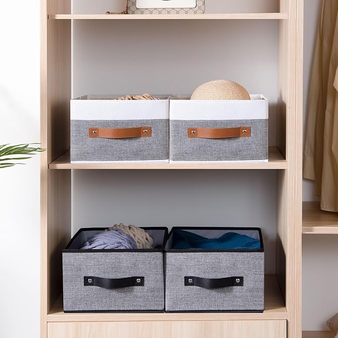 Clothing Storage Bins, Clothes Boxes with Handles, Underbed Storage Box With Sturdy Structure, Baskets for Organizing