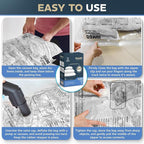 8 Pack Vacuum Storage Bags – 4 XXL & 4 Jumbo Vacuum Seal Bags for Blankets, Comforters, Clothing & Bedding - Space Saver Comp