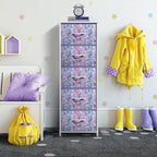 Sorbus Fabric Dresser for Kids Bedroom - Chest of 5 Drawers, Tall Storage Tower, Clothing Organizer, for Closet, for Playroom