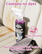Kingvo Car Interior Cleaner, Interior Cleaner Carpet Dashboard Vinyl Sofa Leather Shiny Car Stuff Detailing Kit Cleaning Supp
