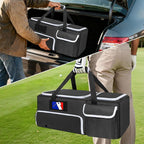 DSLEAF 2 Layer Golf Trunk Organizer with Bottom Shoe Space, Golf Car Locker for Men & Women, Holds 2-3 Shoes, Balls, Tees,