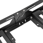 ECOTRIC 50" x 39" x 4.75" Roof Rack Cargo Basket W/Cross Bars Fit for Car SUV Pickup Truck Van Universal Top Cargo Carrier Metal Luggage Storage Holder Basket Rack for Travel 150Lbs Steel Black