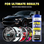 Ultra Fine Glaze - 17.6 Bottle Polish for Mirror Shine & Pre-Wax Cleanser - Jewel-Like Finish for Automotive Paint - Apply by DA Polisher or Hand - All Painted Surfaces