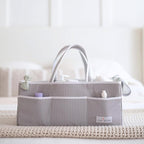 Lily Miles Baby Diaper Caddy - Organizer Tote for Infant Boy or Girl - Baby Shower Basket - Nursery Must Haves - Registry Fav