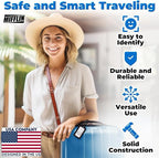 Mifflin-USA - Luggage Tags - Black, 100 PK - Bag Tag for Baggage - Suitcase Accessory Bulk