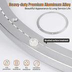 18 Inch Lazy Susan Heavy-Duty Aluminium Alloy Rotating Bearing Lazy Susan Hardware- Mute Bearing Turntable Ring Hardware for 