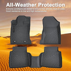 TPE Floor Mats for 2026 Subaru Outback All Weather Car Floor Liners Fit 2026 Subaru Outback Accessories Black