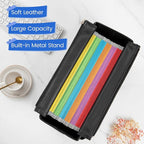 File Tote Bag, Portable File Organizer Box Hanging Filing Box Desktop File Folder Document Storage Organizer with Pockets and
