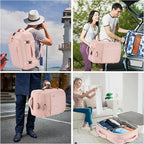 Lumesner Carry on Travel Backpacks, Extra Large 40L Flight Approved Bag for Men & Women,Expandable Suitcase Backpack With 4 P