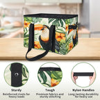 Reusable Grocery Bag, Foldable Large Shopping Tote Bag for Groceries Kitchen Picnic Car Trunk