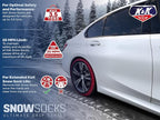 K&K Auto Snow Socks for Tires – Pro Series for Ultimate Grip Approved Snow Chain Alternative Traction Device – Tire Sock for 