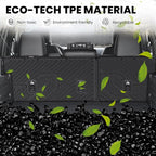 LASFIT Rear Seat Back Protector for Honda Passport 2026, All Weather TPE Pet Friendly Custom Fit Passport Second Row Back Seat Cover Mat Liner Accessories, Black
