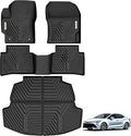 YITAMOTOR Floor Mats for Toyota Corolla 2026-2020, All Weather Custom Fit TPE Rubber Floor Liners and Trunk Mat, 1st & 2nd Row & Cargo Liner, Corolla Accessories, Black