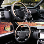 COFIT Breathable Car Steering Wheel Cover 16 inch Auto Universal Leather Wrap Non-Slip Steeringwheel Protector Automotive Int