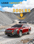 Tuyoung 300lbs Roof Rack Cross Bars Compatible with Subaru Outback Wilderness 2022-2026 (Only Fit Wilderness), Lockble Heavy Duty Aluminum Roof Crossbars Rooftop Luggage Racks