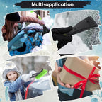 2 Pack 27" Snow Brush and Detachable Ice Scraper for Car Windshield and Window, Car Snow Scraper and Brush with Foam Grip for Cars, Trucks, SUVs, Winter Accessories(Green)