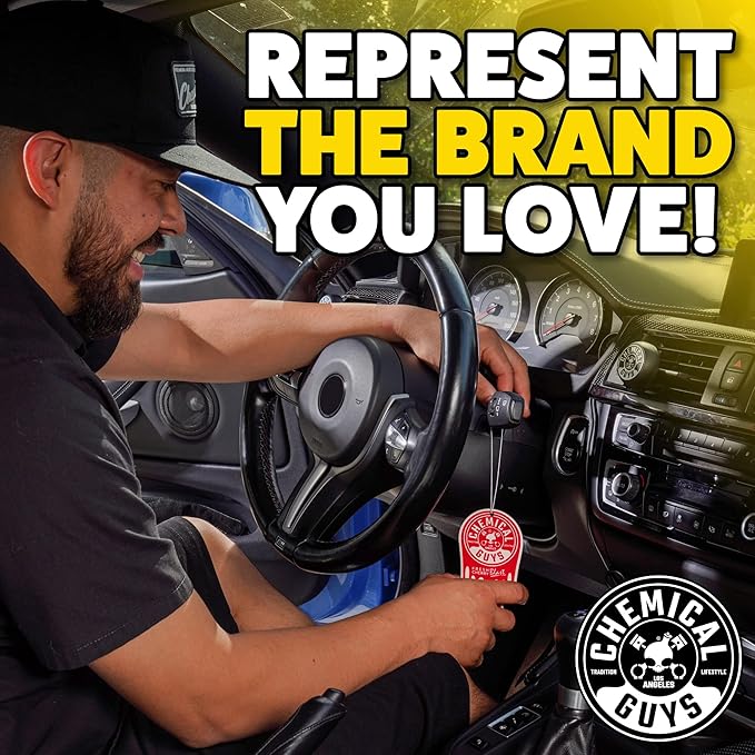 Chemical Guys Hanging Air Freshener, Variety Scent Pack 6 Pack, Great for Cars, Trucks, SUVs, RVs, Home, Garage, Workspace, D
