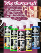 Kingvo Car Interior Cleaner, Interior Cleaner Carpet Dashboard Vinyl Sofa Leather Shiny Car Stuff Detailing Kit Cleaning Supp