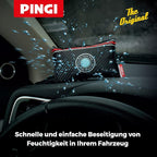 Pingi Dehumidifier Car and Home - Absorbs Moisture Condensation Damp Keeping Windscreens Clear - 100% Leakproof & Reusable