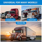 Side Window Sun Shade for Semi Truck, Interior UV Protection Truck Windows Shades RV Semi Truck Accessories Compatible with Freightliner, Volvo VNL, International Trucks