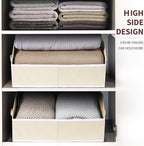 Homsorout Trapezoid Closet Shelf Organizer - Large Baskets for Organizing, Fabric Storage Box for Shelves, Cube Storage Bins 