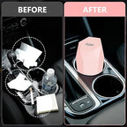 Car Trash Can with Lid - 2-Pack, Interior Accessories for Vehicles, Leakproof Garbage Can with 30 Detachable Trash Bags, Multipurpose Organizers and Storage Solutions for Home and Office (Pink)