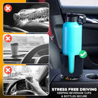 EcoNour Car Cup Holder Expander | Fits 32/40 oz Hydro Flasks, Yeti, Nalgene & Large Bottles up to 3.8" | Universal Cup Adapte