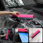 NEWISHTOOL 11.8" Felt Squeegee for Vinyl, 29.8cm Big Size Ruler Squeegee for Wallpaper Smoothing, Sign Making, Car Vinyl Wraps, Window Tint Film Application, Graphic Decals Squeegee Tool - Pack of 3