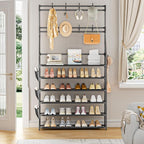 OYREL Shoe Rack 6 Tier Shoes Organizer 24-30 Pairs Shoe Racks for Closet Front Door Entrance Large Capacity Space Saving Shoe
