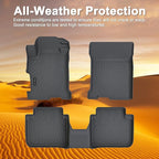 TPE Floor Mats for 2013-2017 Honda Accord All Weather Car Floor Liners Fit 2013-2017 Honda Accord Accessories Black