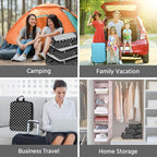 7 Pcs Compression Packing Cubes for Travel, Waterproof Suitcase Luggage Backpack Organizer with Toiletry Bag Travel Essential