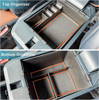 CDEFG for 2022-2026 Maverick Truck Center Console Organizer Tray 2022-2026 Maverick Armrest Trays Storage Box Coin Holder 202