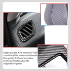 Dashboard Air Vent Cover, for kia k4 2024 2025 2026,Sport Interior Trim Accessories - Carbon Fiber.