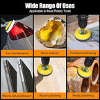 136Pcs Sanding Disc Drill Polishing Kit,3 Inch Sandpaper Wet Dry Headlight Restoration Kit with Hook and Loop Buffing Pads fo