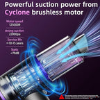 Aihoye Car Vacuum Portable Cordless, 22000PA High Power Mini Vacuum Cleaner with Brushless Motor, 4-in-1 Handheld Vacuum Clea