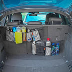 2 Packs Universal Mesh Cargo Net,Elastic Car Storage Net Pocket Bag for Trunk,Automotive Cargo Nets Storage Pouch Add On Orga