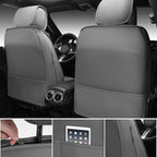 CAR PASS Nappa Leather Car Seat Covers Full Set, Luxury Seat Protector for Cars, Waterproof Anti-Slip Car Seat Cushion Armres