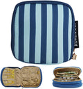 Travel Jewelry Case Small Jewelry Organizer Purse Jewelry Bag Women Jewelry Purse Double Layers for Bracelet Rings Earring Ne