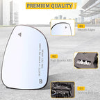 Right Side Mirror Glass w/Heated|Blind Spot Detection Compatible for 2017-2024 Chrysler Pacifica, 2020-2024 Voyager Passenger Mirror Glass Replacement 68318282AB ﻿